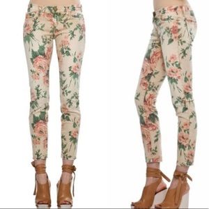 Current Elliott Floral Jeans